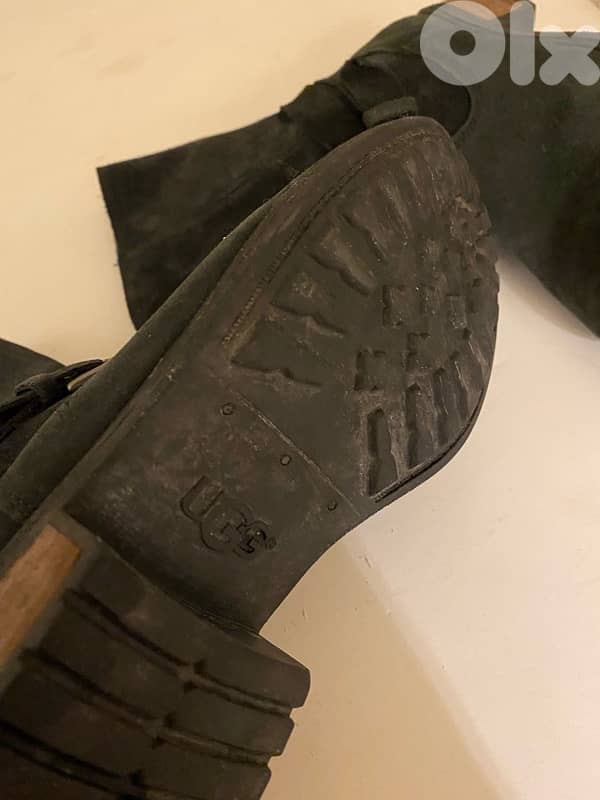 Ugg  dark blue suede boots 9