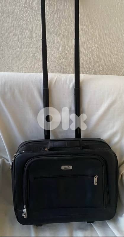 American Tourister black trolley briefcase 2