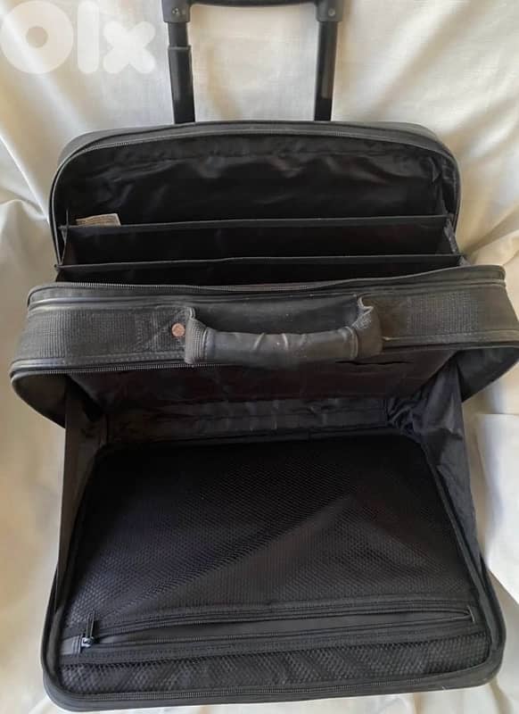 American Tourister black trolley briefcase 3