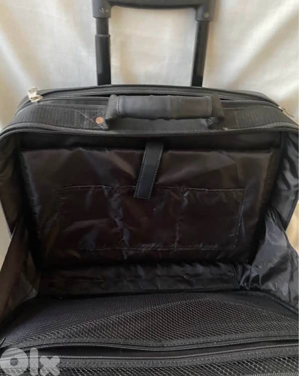 American Tourister black trolley briefcase 4