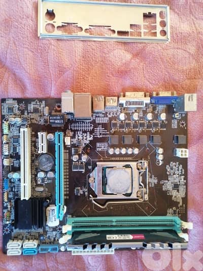 Dtk Motherboard + cpu i5 gen 3 + 8gb ram