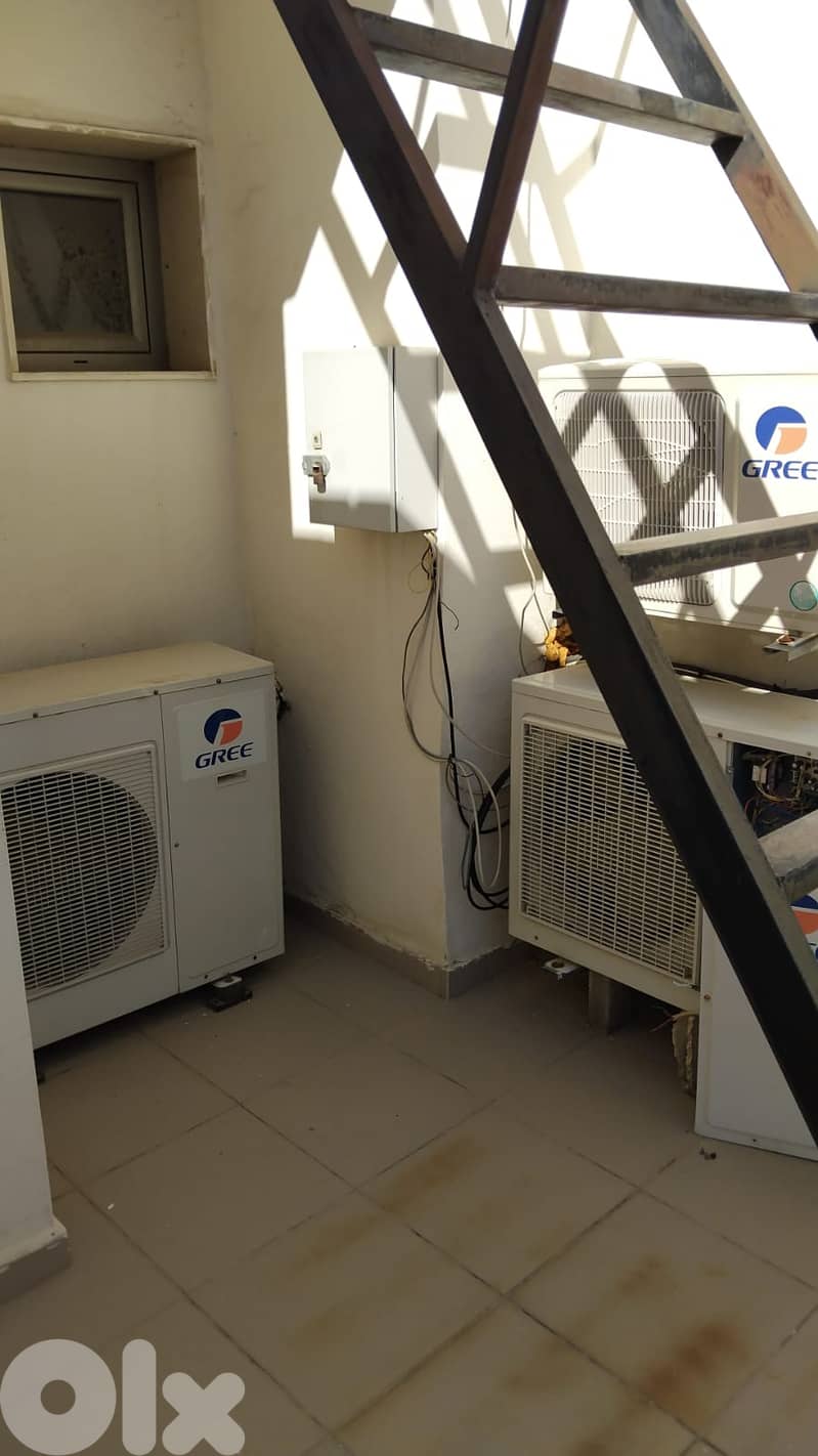 4 ac units gree brand duct type installed but never used 2