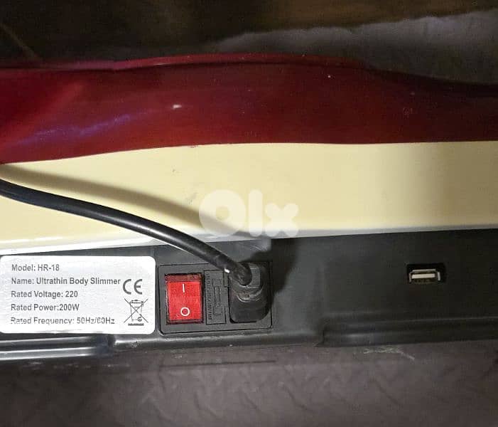 جهاز اهتزاز رياضي للتخسيس وشد الجسم – شبه جديد 2