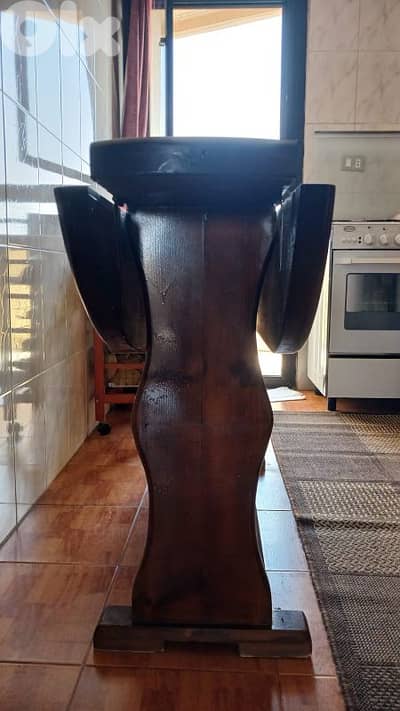 طاوله سفره خشب زان