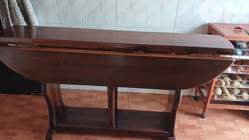 طاوله سفره خشب زان 2