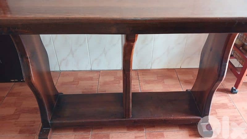 طاوله سفره خشب زان 4