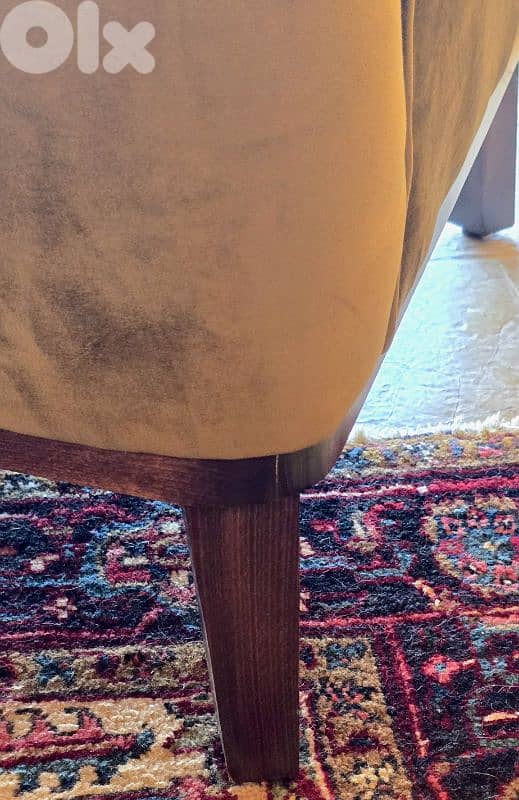 كرسي عدد ٢ صالون أنيقان ومريحان، تصميم كلاسيك فاخر، مناسب لغرفة صالون 5