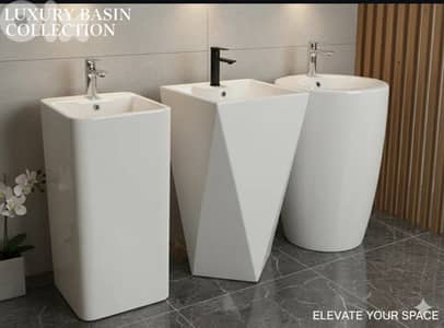مغاسل حمام صبة وحدة طويل. tall toilet basin sinks