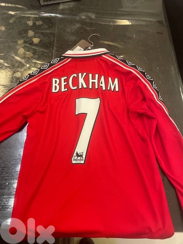 new David Beckham retro shirt never worn with tag 1