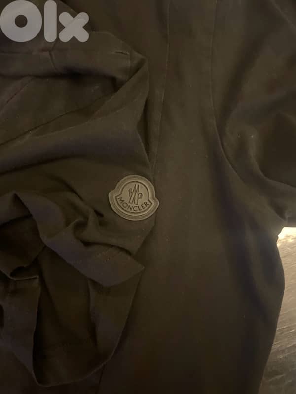 moncler black shirt used 2
