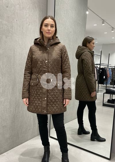 ZARA new quilted coat in tag