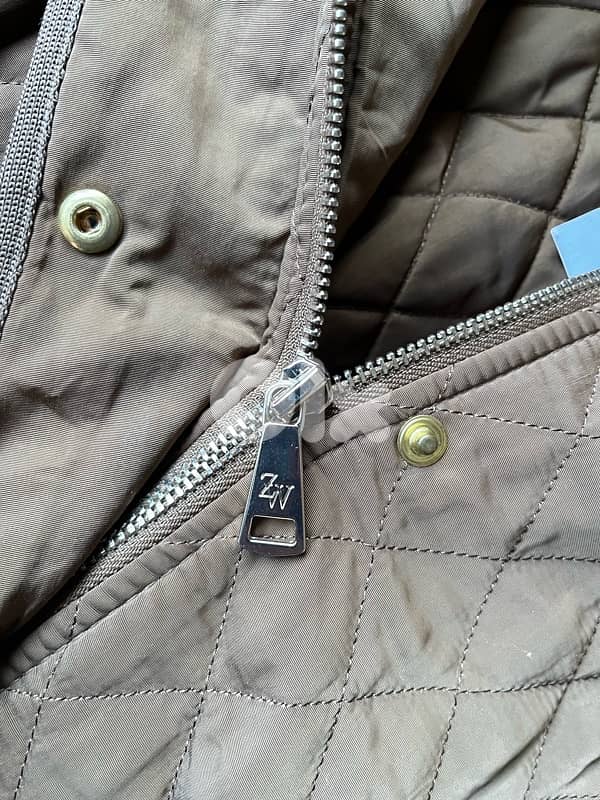 ZARA new quilted coat in tag 9