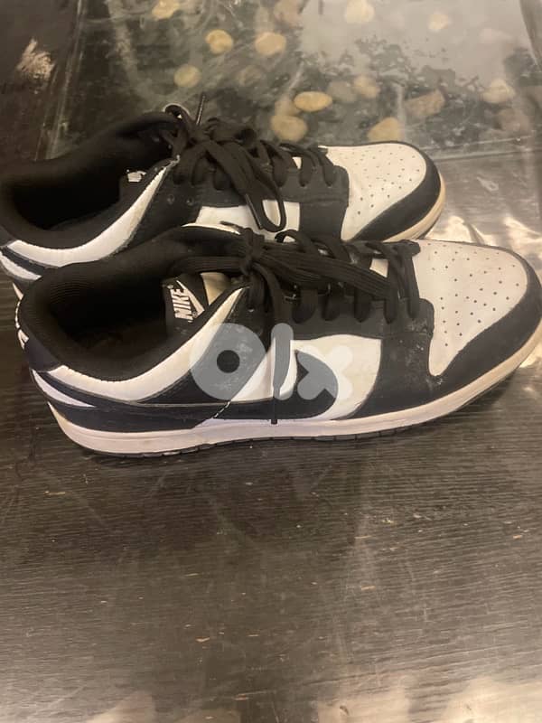 nike”panda dunks”used 2