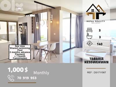 apartments for rent in tabarja keserouan شقق للايجار في طبرجا كسروان