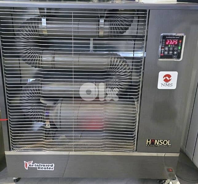 infrared heater with remote control. 1