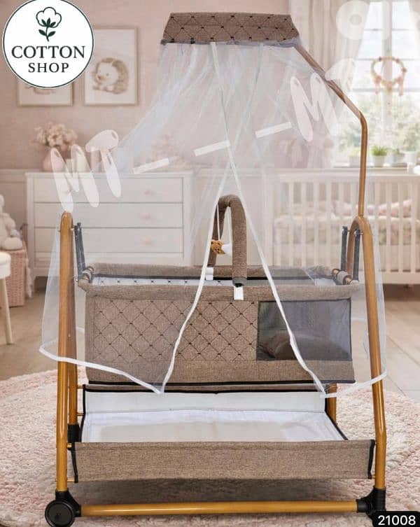2 in 1 Baby Crib & Swing 1
