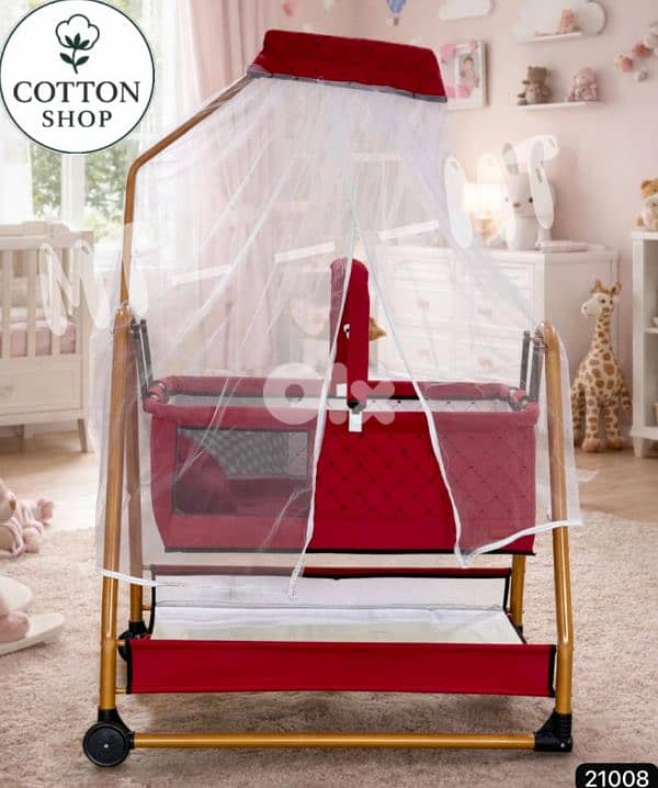 2 in 1 Baby Crib & Swing 2