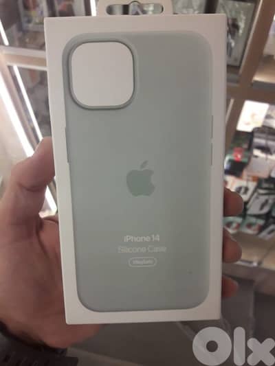 Silicone case MagSafe iPhone 14 succulent