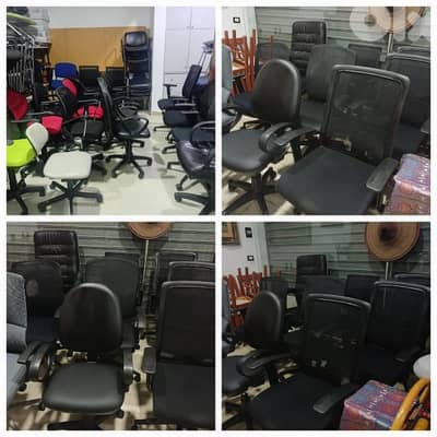 كراسي مكاتب وروبي شبه جديد مزرعة