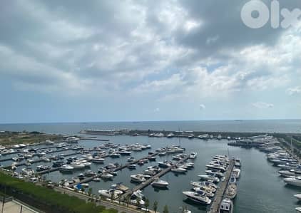 227 sqm 3 bedrooms apt with full marina view for sale waterfront dbaye