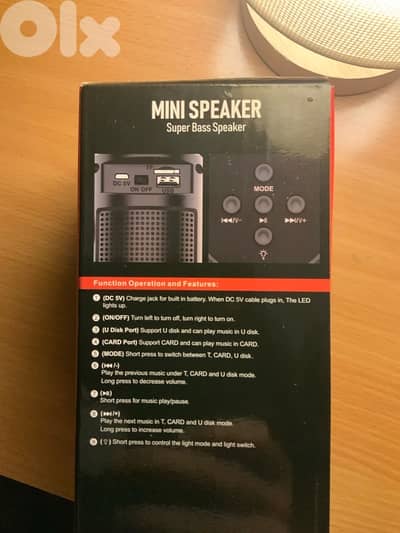 mini speaker with base