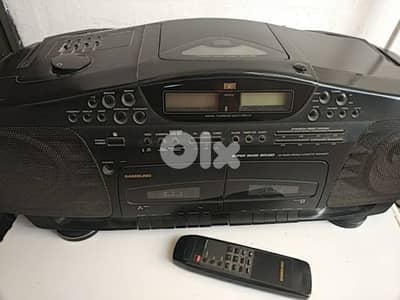 Vintage Samsung portable boombox stereo system - Not Negotiable