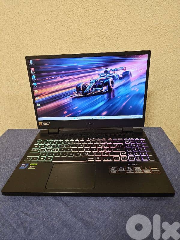 in box acer nitro 5 gaming laptop core i7 12th gen rtx 4050 6GB 3