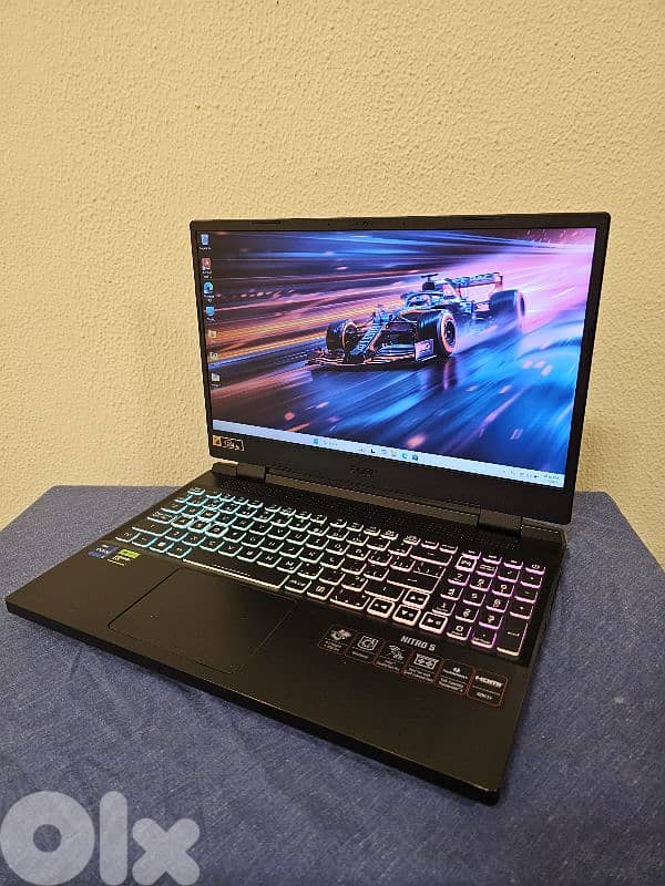 in box acer nitro 5 gaming laptop core i7 12th gen rtx 4050 6GB 4