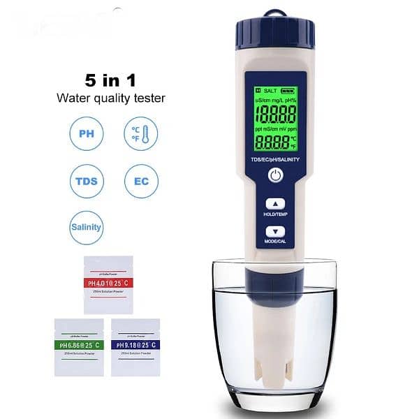 PH meter/ Tds/ Ec / Salinity/ SG/ ORP 5