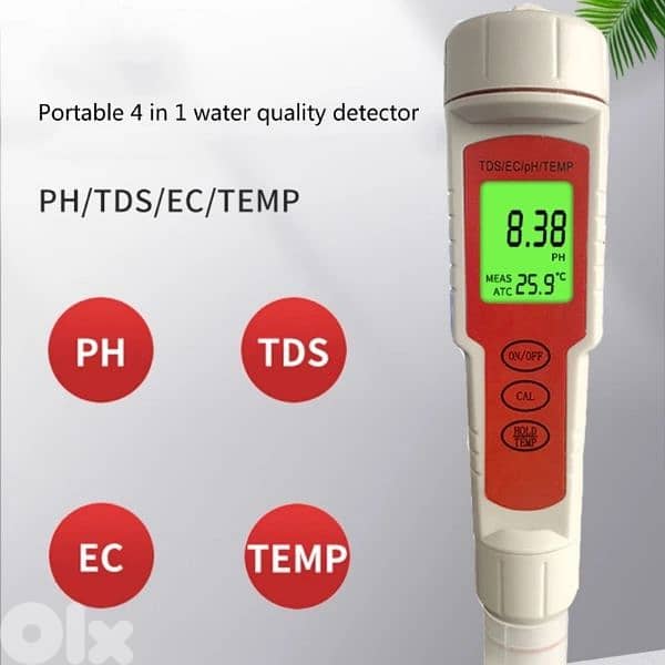 PH meter/ Tds/ Ec / Salinity/ SG/ ORP 8