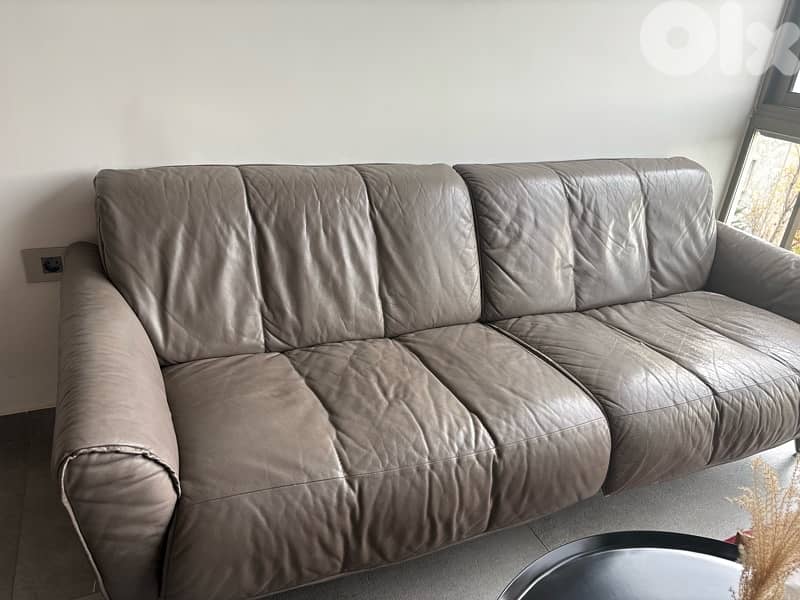 Leather Couch 1