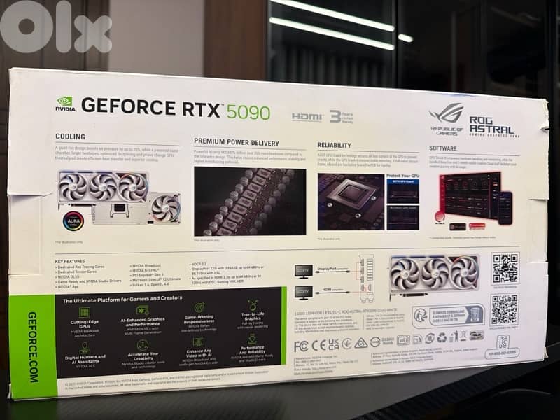 ASUS ROG Astral GeForce RTX 5090 32GB GDDR7 OC Edition 1