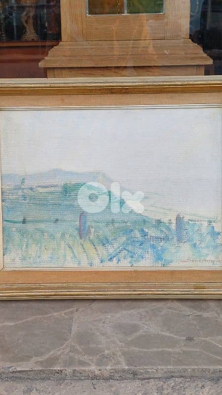 لوحة رسم زيتي اوروبية 2