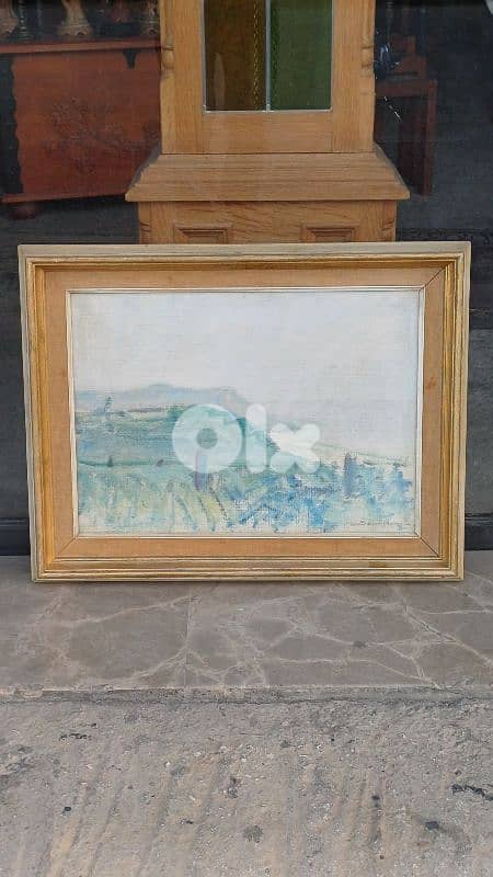 لوحة رسم زيتي اوروبية 5