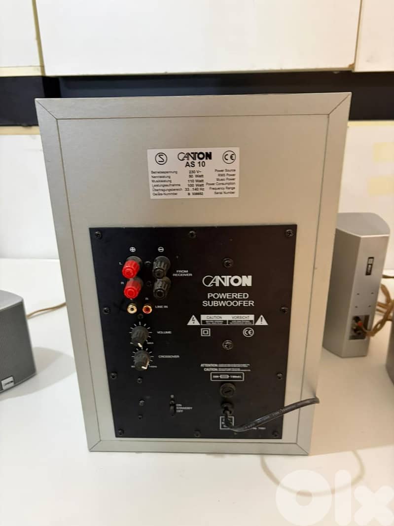 Canton AS10 subwoofer 1