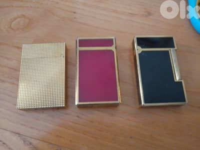 3 Dupont original lighters