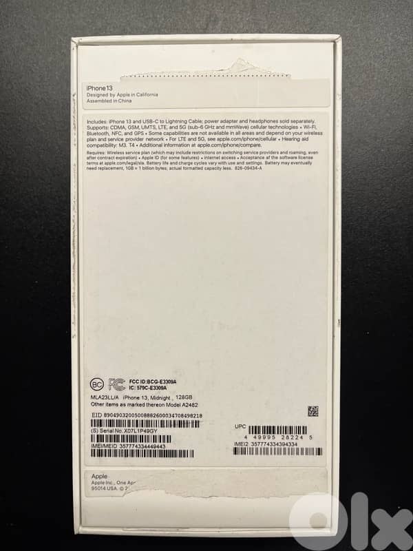 very clean iphone 13 128gb 6