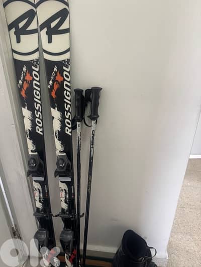 Rossignol Skis & Boots 42 – Full Ski Set