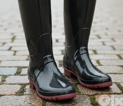 RAIN BOOTS MADE IN SPAIN worn once