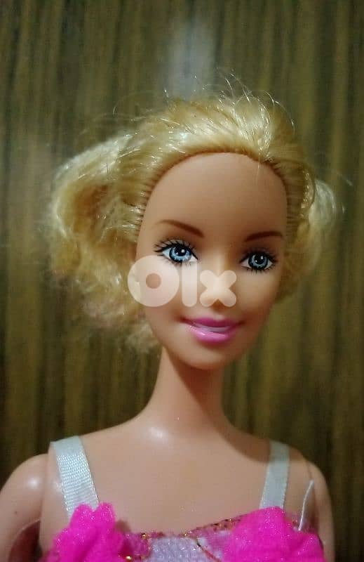 Barbie STAR SKATER Mattel2000 used Still good doll bend legs+Shoes 2