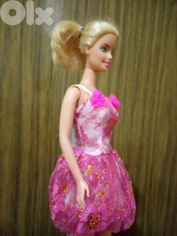 Barbie STAR SKATER Mattel2000 used Still good doll bend legs+Shoes 6