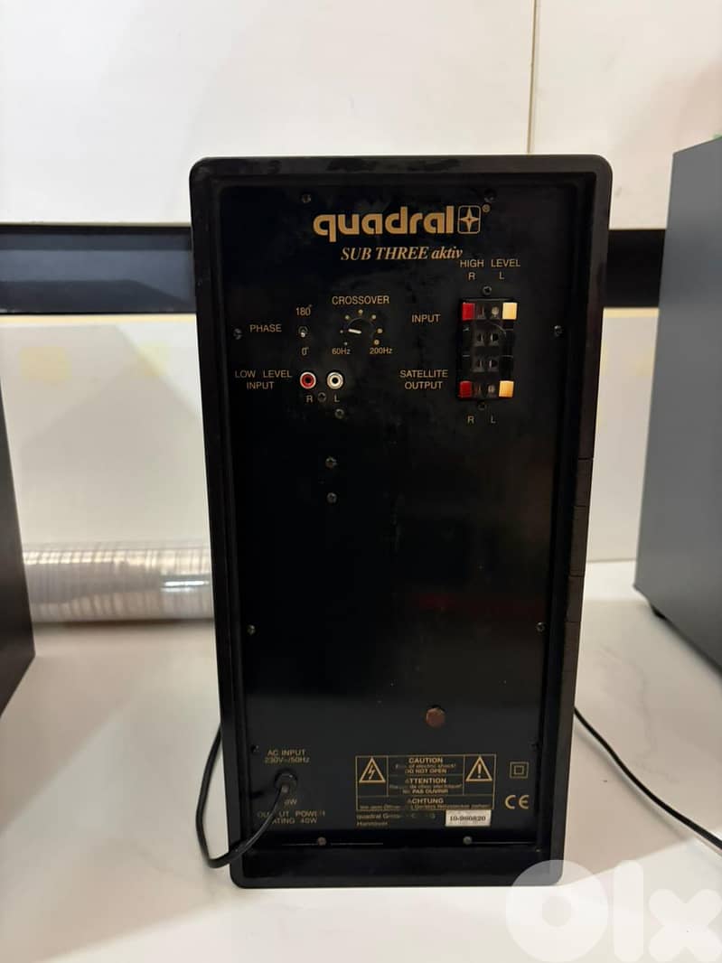 Quadral sub three aktiv 1