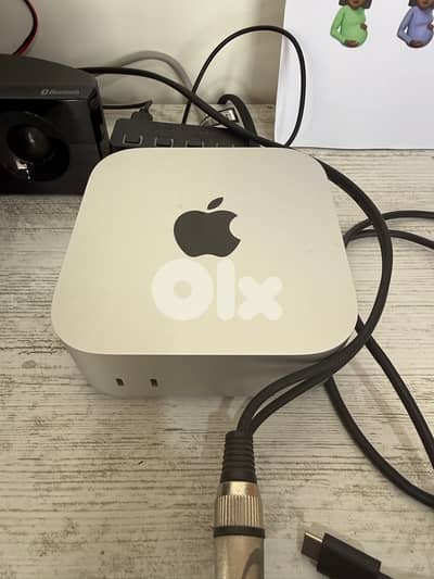 Apple Mac Mini M4 Chip + Apple Keyboard + HP Mouse