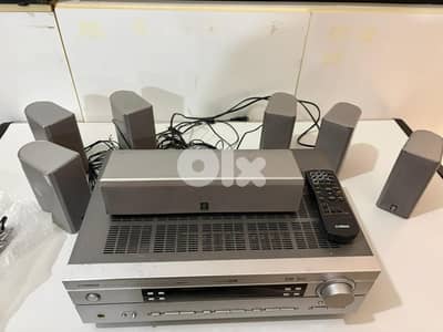 YAMAHA FULL SPEAKERS SET WITH AV RECEIVER