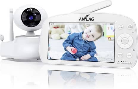 ANFLAG Baby Monitor, 1080P Wireless 5.5" FHD LCD /4$ delivery