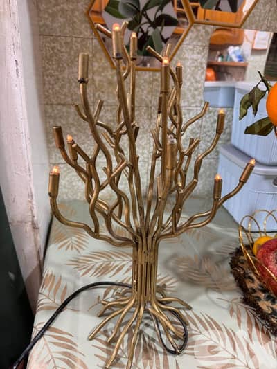 handmade art iron lamp