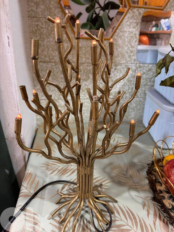 handmade art iron lamp 1