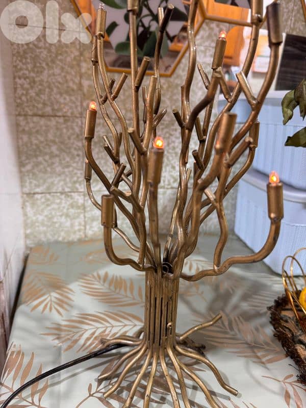 handmade art iron lamp 2