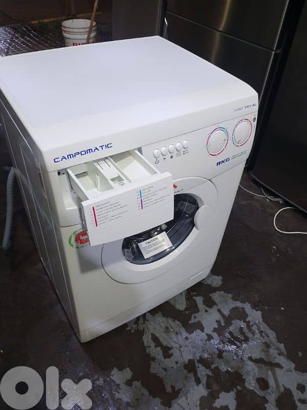 غسالا كامبو متك ايطالي تحكم مكنيك 8 كيلو 1