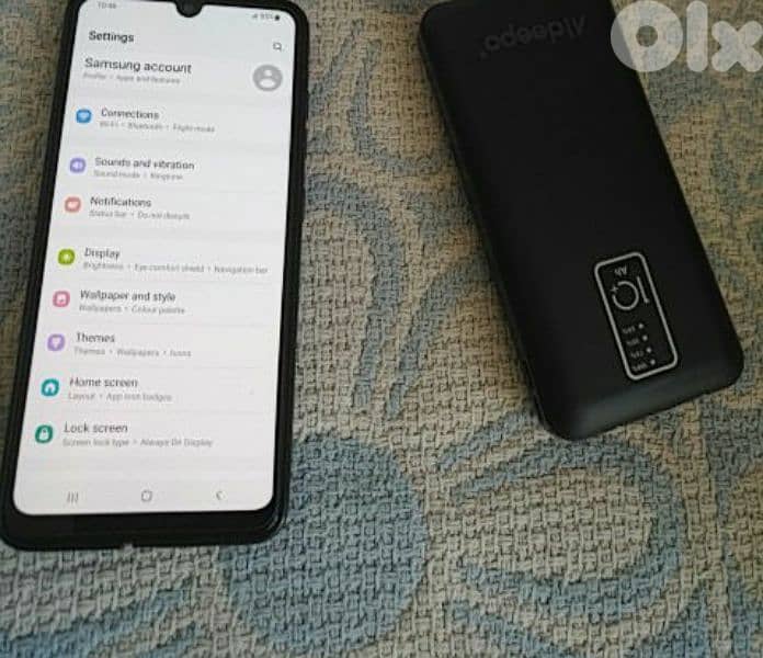 Samsung A31 + power bank, Price is not negotiable 2
